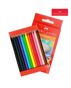 Plastic Crayons12 Colour Faber Castell