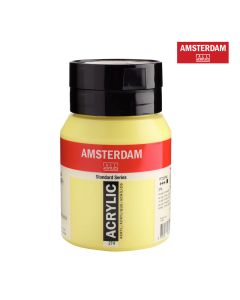 Acrylic Colour 500ml Nickel Titan Yellow Amsterdam