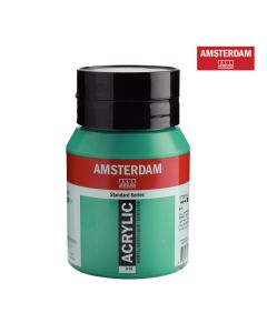Acrylic Colour 500ml Emerald Green Amsterdam