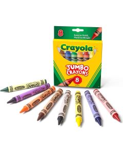 Crayola Jumbo Crayon Set, 8 Count