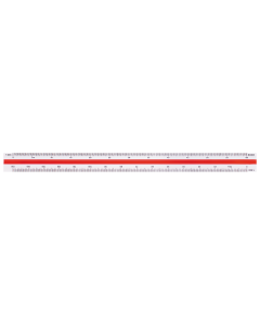 Triangular ABS Scale Ruler 30cm 6 Scale-rate