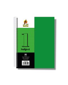 University Book 1 Subjects - A4 Light Green