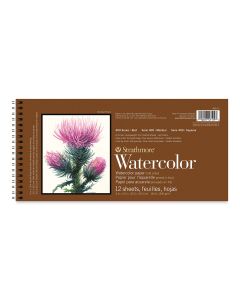 Strathmore Watercolor Paper Pad, 400 Series, 6 x 12" 440-12