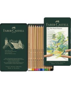 Faber Castell Pitt Pastel pencil, tin of 12