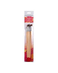 Oil & acrylic brush set ox hair | 5 brushes - 2610