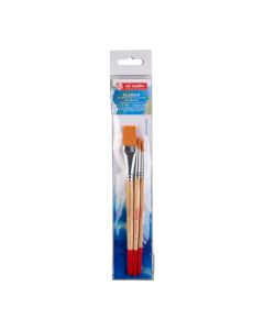 Watercolour brush set polyester | 3 brushes - 2573