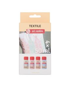 Textile set Pastel | 4 x 50 ml - Talens