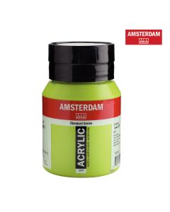 Acrylic Colour 500ml Yellowish Green Amsterdam