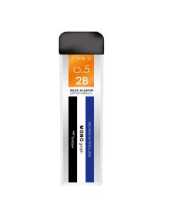 Spare Lead, "MONO GRAPH", 40 leads/tube, 0.5mm, 2B, Standard Color Case