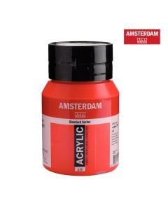 Acrylic Colour 500ml Pyrrole Red Amsterdam