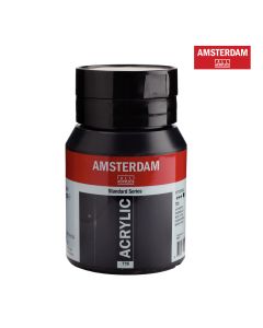 Acrylic Colour 500ml Oxide Black Amsterdam