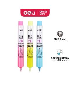 Mechanical Pencil Lead 2B 0.5mm Deli - U67600