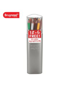 MXZ Colour Pencil Metal Set 12+6