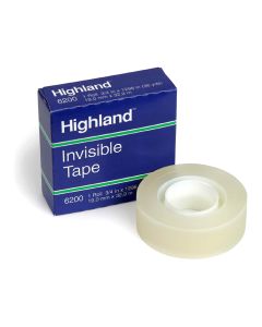 Invisible Tape 3/4" X 36Y - Highland 6200