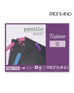 Drawing Pad  Tiziano Nero 160g 30.5x41cm Fabriano - 46730541