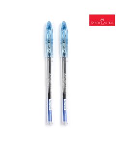 Faber Castell Eco Gel Pen Set Of 2 Blue 0.7 