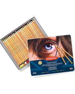 Derwent Colored Drawing Pencils, Metal Tin, 24 Count
