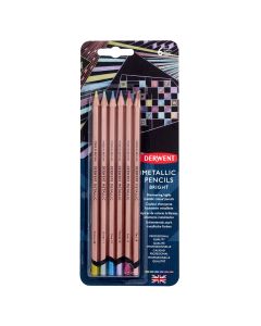 Derwent Metallic Pencil Colour 6 Blister