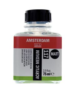 Acrylic medium matt 117 bottle 75 ml - Amsterdam 24283117