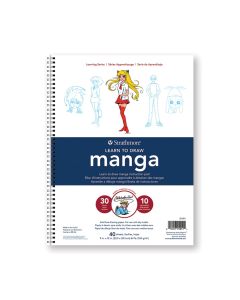 Strathmore Learning Series Drawing Manga Pad, White Paper, 9" x 12"