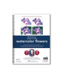 Strathmore Learning Series Watercolor Pad, 28 Sheets, Flowers