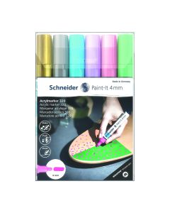Schneider Paint-It 320 Acrylic Markers, 4 mm