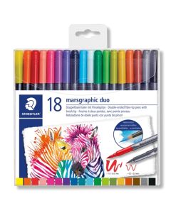 Staedtler Marsgraphic Duo Double Ended Set of 18