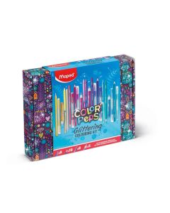 Maped 31-Piece Glitter Colouring Kit Multicolour