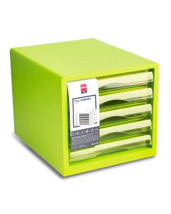 File Cabinet 5 Drawer Green