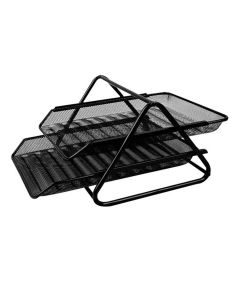 Document Tray Set Of Two Metal Deli