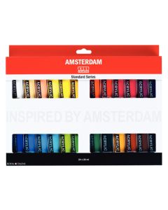 Amsterdam Acrylic Art Set (Pack of 24x20ml Tubes)