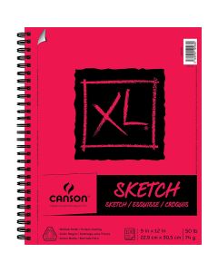 Canson XL Sketch Pads, 9" x 11" Side Wire Bound - 400061860