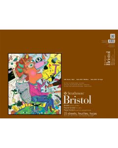 Strathmore Bristol Paper Pad, 400 Series, Vellum, 18" x 24" - 475-9