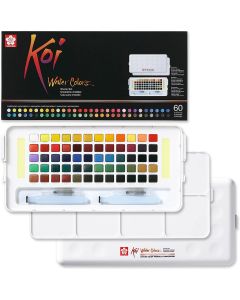 Koi Water Colors Studio Set | 60 half pans