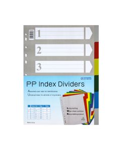 Divider 1 - 6 Colour Plastic