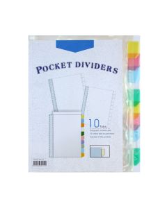 Divider 1-10 With Tab Plastic