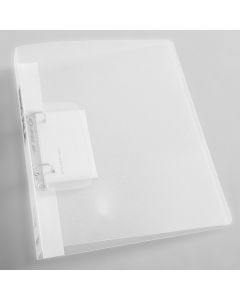 Ring Binder 1" 2 Ring Clear Plastic