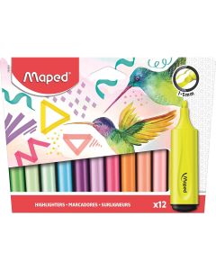 Maped - Extra-soft, flexible highlighters x12