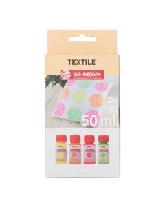 Textile set Neon | 4 x 50 ml - Talens
