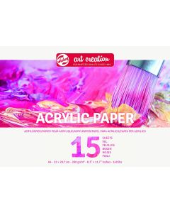 Talens Art Creation Acrylic Paper A4, 290G, 15 Pages