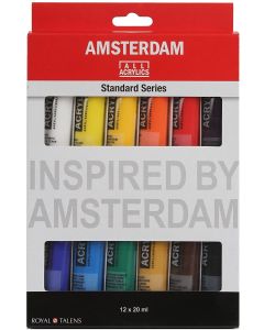 Amsterdam Acrylic Standard Series Paint Set 12x20ml 9327