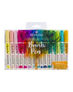 Ecoline Liquid Watercolor Brush Pen Set of 30 - 2828