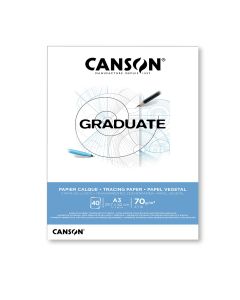 Canson Graduate Tracing Pad of 50 Sheets - A3 72 g - 31250P021