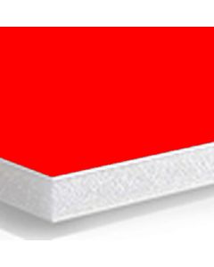 Foam board 100x70cm red 5mm