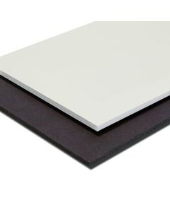 Foam board 100x70cm black and white 5mm 