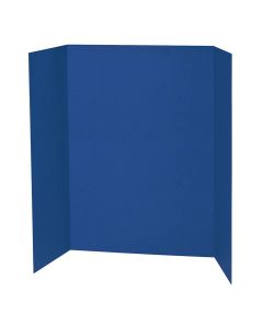 Tri Fold Display Board Blue - 36 x 48 inches