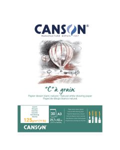 Canson C A Grain Drawing 125 GSM - A3
