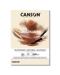 Canson Graduate Natural Mixed Media 220 gsm A4