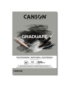 Canson Graduate Gray Mixed Media 220 gsm A4