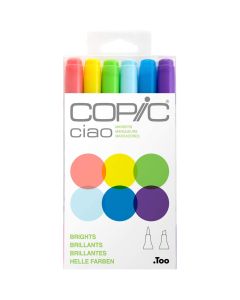 Copic Ciao Marker - 6 Color Set - Brights 3607